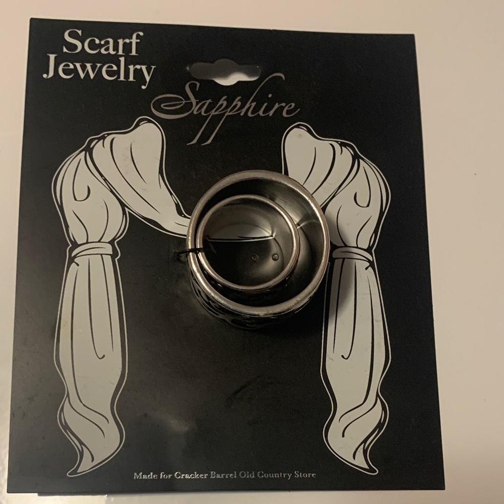 Sapphire scarf jewelry